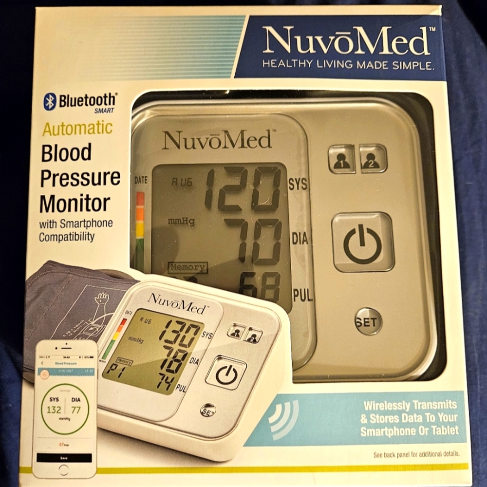 NuvoMed Blood Pressure Monitor Upper Arm Automatic New
